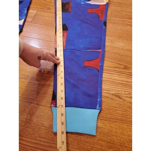 Mcnairy&co‎ Cuffed Sweatbritches Mens SZ L Monument Valley Blue Streetwear NWT - Picture 3 of 8